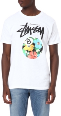 STUSSY 8 Ball Flower t-shirt