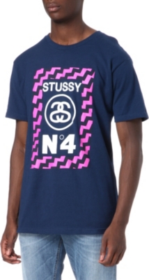 STUSSY Zig Zag Frame No4 t-shirt