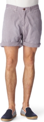 SCOTCH & SODA Belted chino shorts (Blue