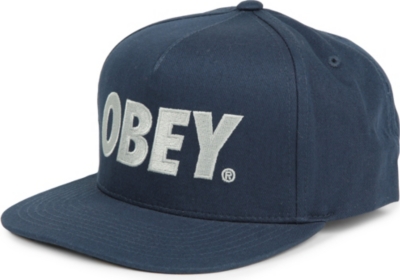 OBEY Metallic logo baseball cap