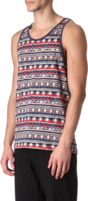 OBEY Navajo-print vest