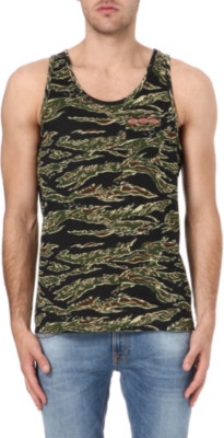 OBEY Jungle Tiger camouflage-print vest