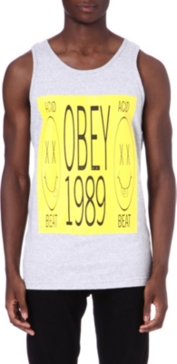 OBEY Acid Beat vest top