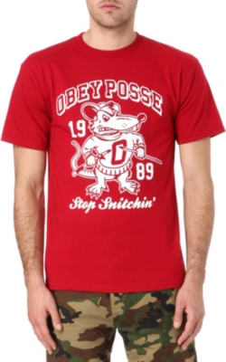 OBEY Stop Snitchin' t-shirt