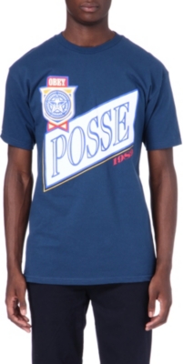OBEY Posse logo t-shirt