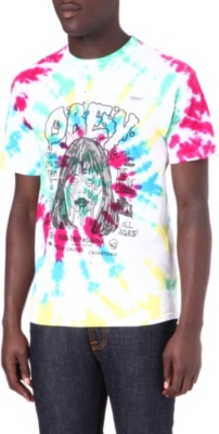 OBEY Face Melters tie-dye t-shirt