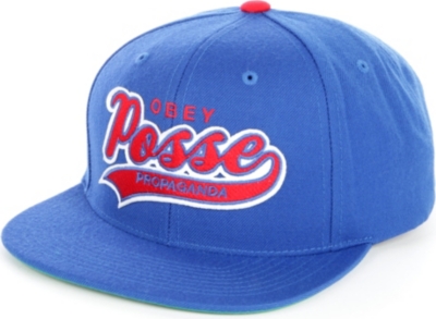 OBEY Posse Propaganda snapback cap