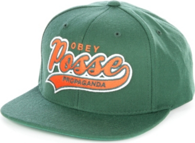 OBEY Posse Propaganda snapback cap