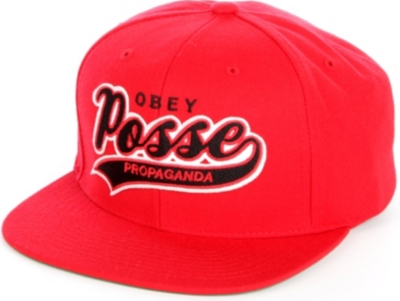 OBEY Posse Propaganda snapback cap
