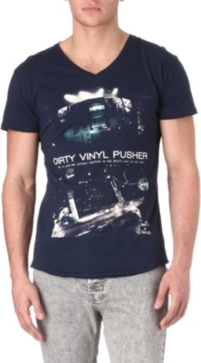 DEATH BY ZERO Dirty Vinyl Pusher t-shirt