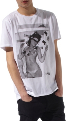 NEW LOVE CLUB Nude t&ndash;shirt (White