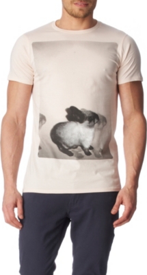 NEW LOVE CLUB Rabbit t-shirt (Peach