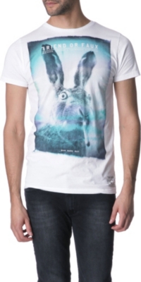 FRIEND OR FAUX Bad Hare Day t-shirt