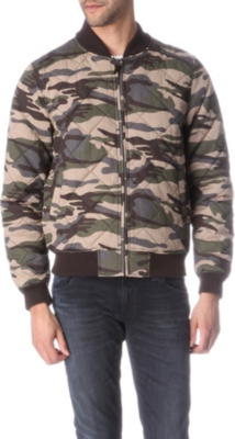 BELLFIELD Cobra quilted bomber jacket
