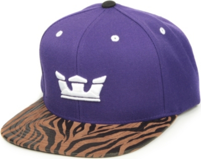 SUPRA Tiger-print baseball cap