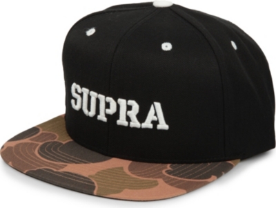 SUPRA Camouflage-print baseball cap