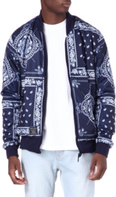 CRIMINAL DAMAGE Bandana reversible bomber jacket