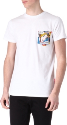 CRIMINAL DAMAGE Comic pocket t-shirt