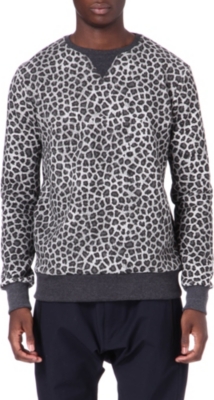 CRIMINAL DAMAGE Leopard sweatshirt