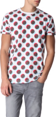 CRIMINAL DAMAGE Polka-dot t-shirt