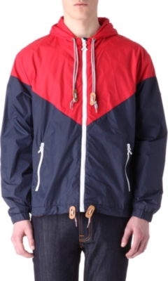 CRIMINAL DAMAGE Colour-block windbreaker jacket