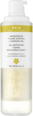 REN Mayblossom T-Zone Control cleansing gel