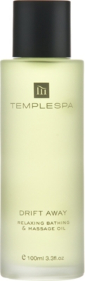 TEMPLE SPA Drift Away bath and massage oil