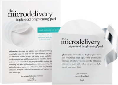 PHILOSOPHY Microdelivery Triple-Acid Brightening Peel Pads