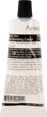 AESOP Sage & zinc facial hydrating cream