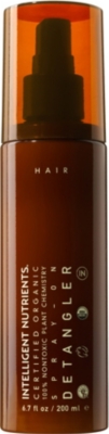 INTELLIGENT NUTRIENTS Certified organic spray-on detangler 200ml