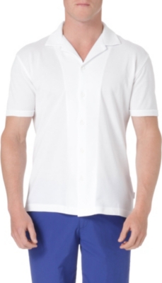 ORLEBAR BROWN Giles piqu&eacute; polo shirt