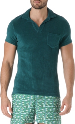 ORLEBAR BROWN Terry towelling polo shirt