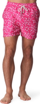OILER & BOILER Classic Tuckernuck sunglasses-print swim shorts