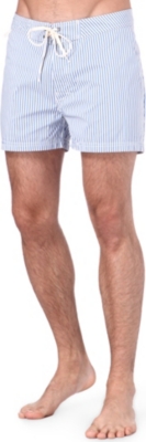 SUNDEK Candy-stripe swim shorts