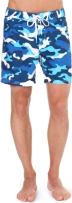 SUNDEK Camouflage swim shorts