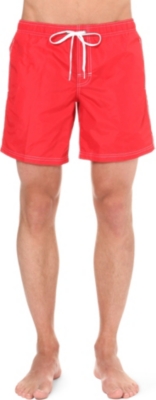 SUNDEK Lolly red swim shorts