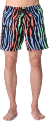 FRANKS Multicoloured zebra swim shorts