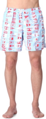 FRANKS Flag-print swim shorts