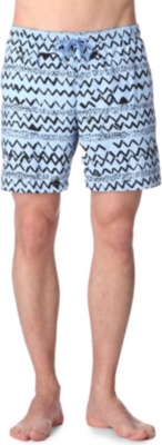 FRANKS Zig-zag swim shorts