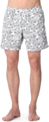 FRANKS Leopard-print swim shorts