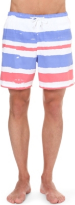FRANKS Striped swim shorts
