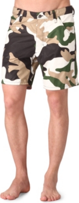 DIESEL Camouflage-print swimming shorts