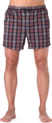 HUGO BOSS Croc shark check swim shorts