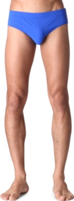 DIOR Contrast-band swim trunks