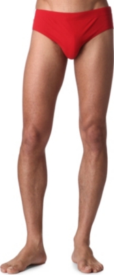 DIOR Contrast-band swim trunks