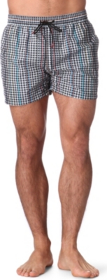 PAUL SMITH Checked swim shorts