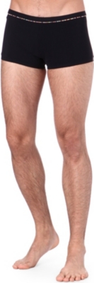 PAUL SMITH Striped-piping swim shorts