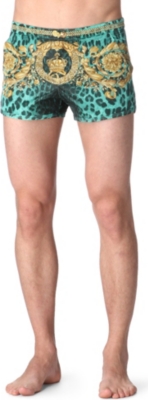 VERSACE Animal-print swim trunks