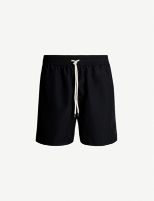 POLO RALPH LAUREN: Traveller logo-embroidered swim shorts