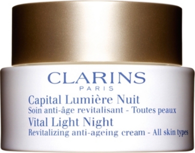 CLARINS Vital Light Night Revitalizing Anti&ndash;Ageing Cream &ndash; All Skin Types